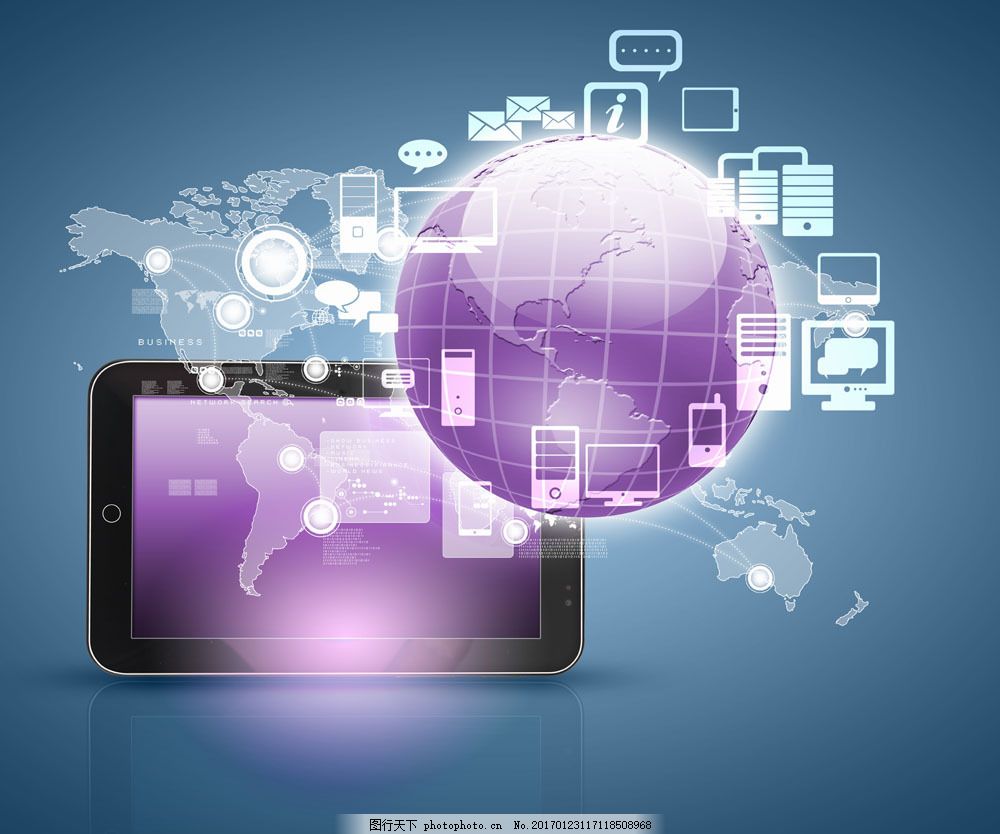 現(xiàn)代通信網(wǎng)絡智能手機圖片